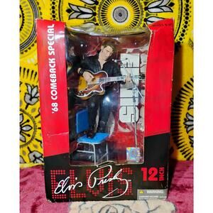 McFarlane Toys 1968 Comeback Special Elvis Presley Figure New NIB